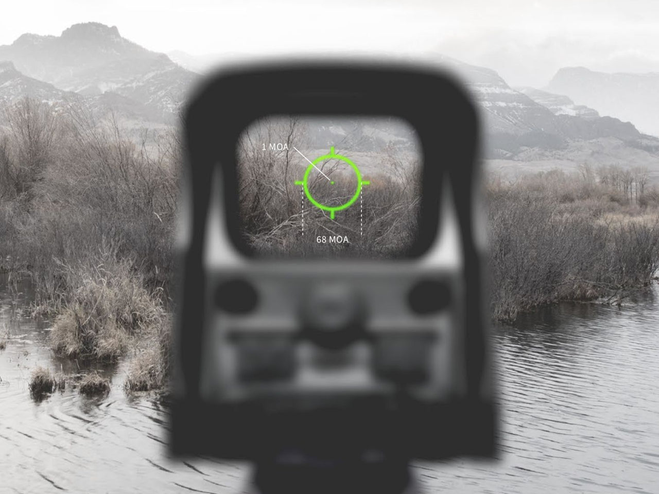 EOTECH EXPS2-0GRN Holographic Weapon Sight - Green Circle-Dot Reticle