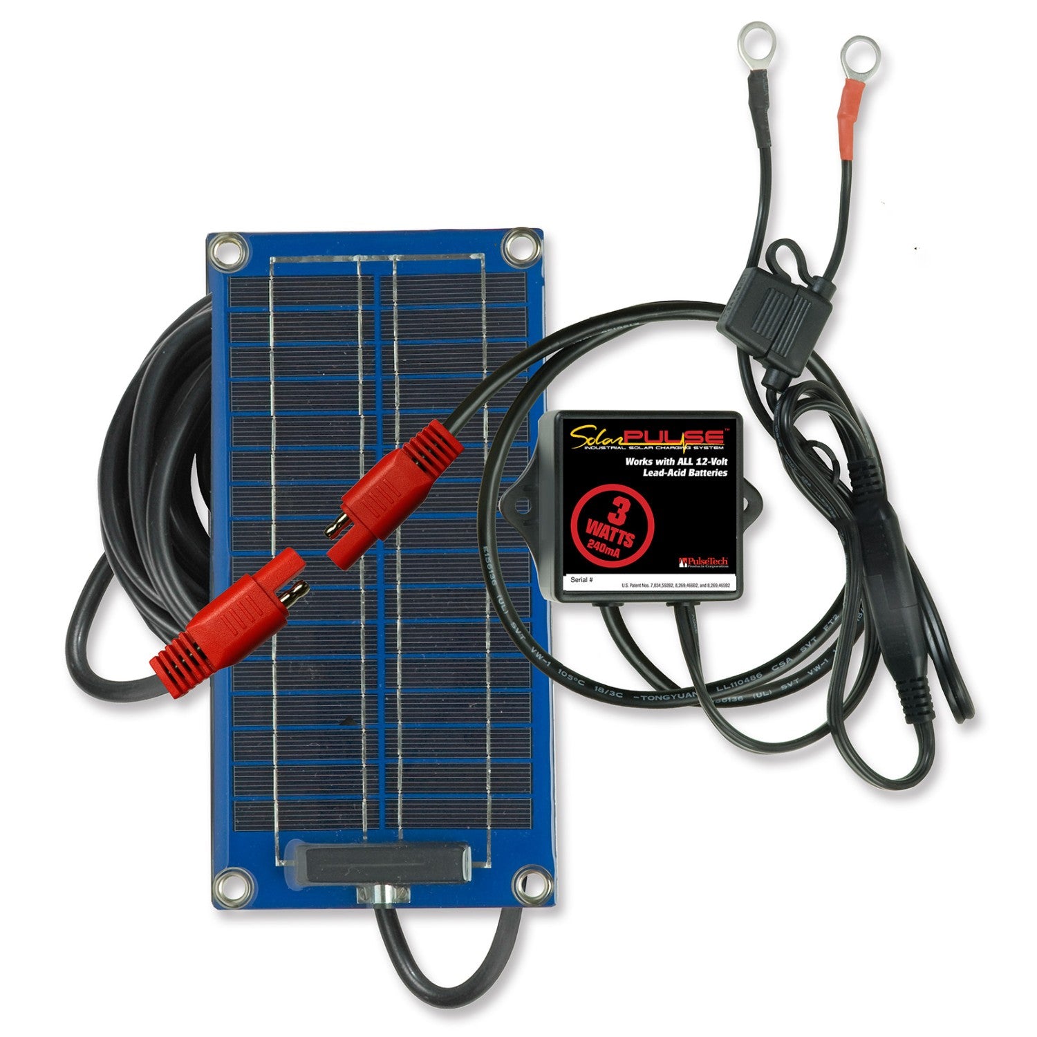 PulseTech SolarPulse SP-3 Solar Battery Charger Maintainer