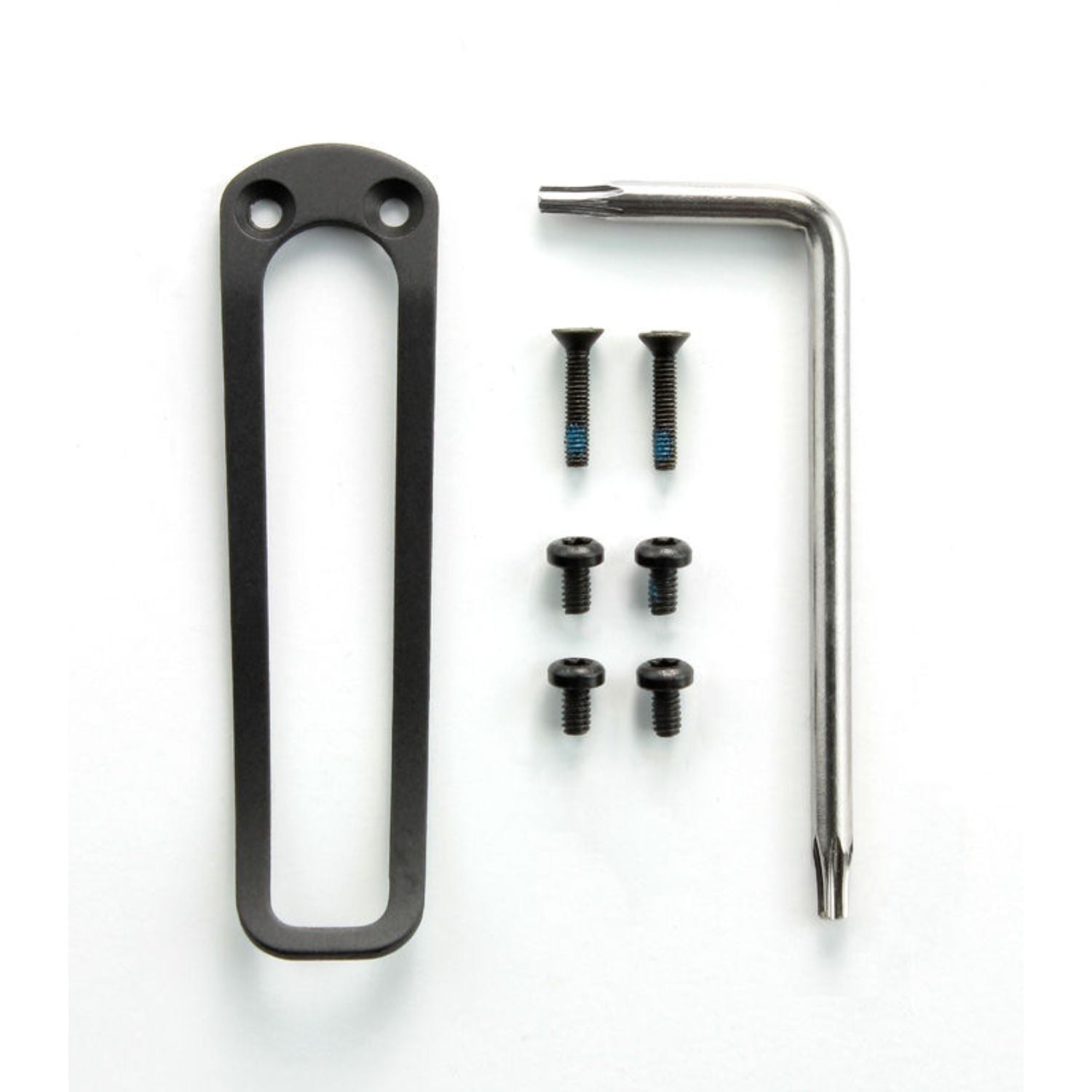 Hogue EX02 3.75in Folder Blk Torx Screw Clip Kit