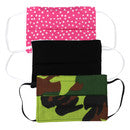 PahaQue Personal Protective Facemask Camo Black-Lycra