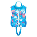 Full Throttle Child Life Jacket Rapid-Dry Flex - Back & Aqua