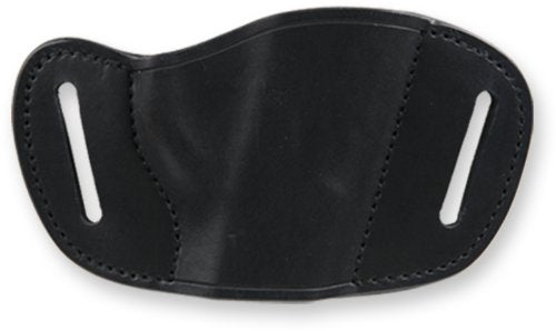 Bulldog Black Molded Leather Belt Slide Holster Small