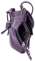 Bulldog Concealed Carry Purse Crossbody Small Choc Brown