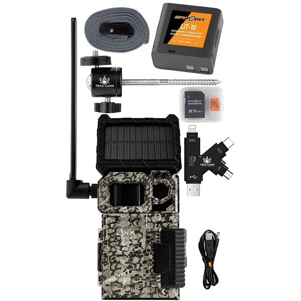 Spypoint Link Micro S US Nationwide LTE Solar Cell Trail Cam