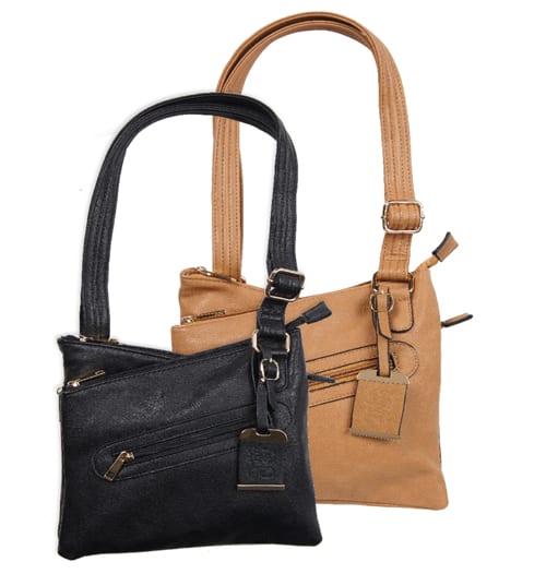 Bulldog Concealed Carry Purse Crossbody Small Black