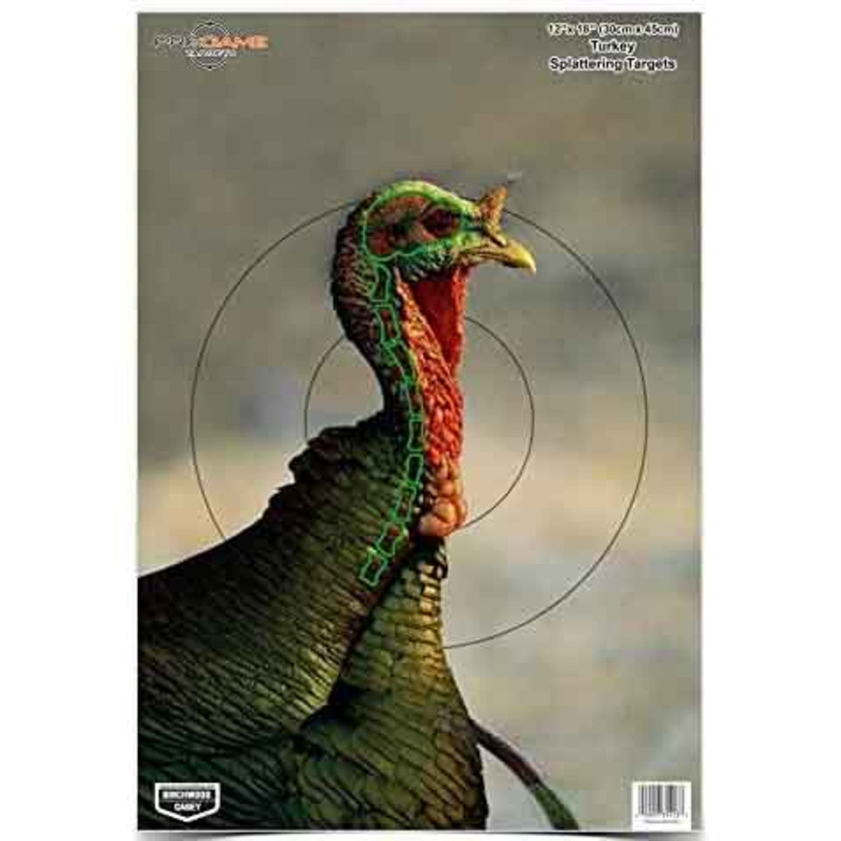 Birchwood Casey Pregame 12x18 Turkey Reactive Target 8 Pack