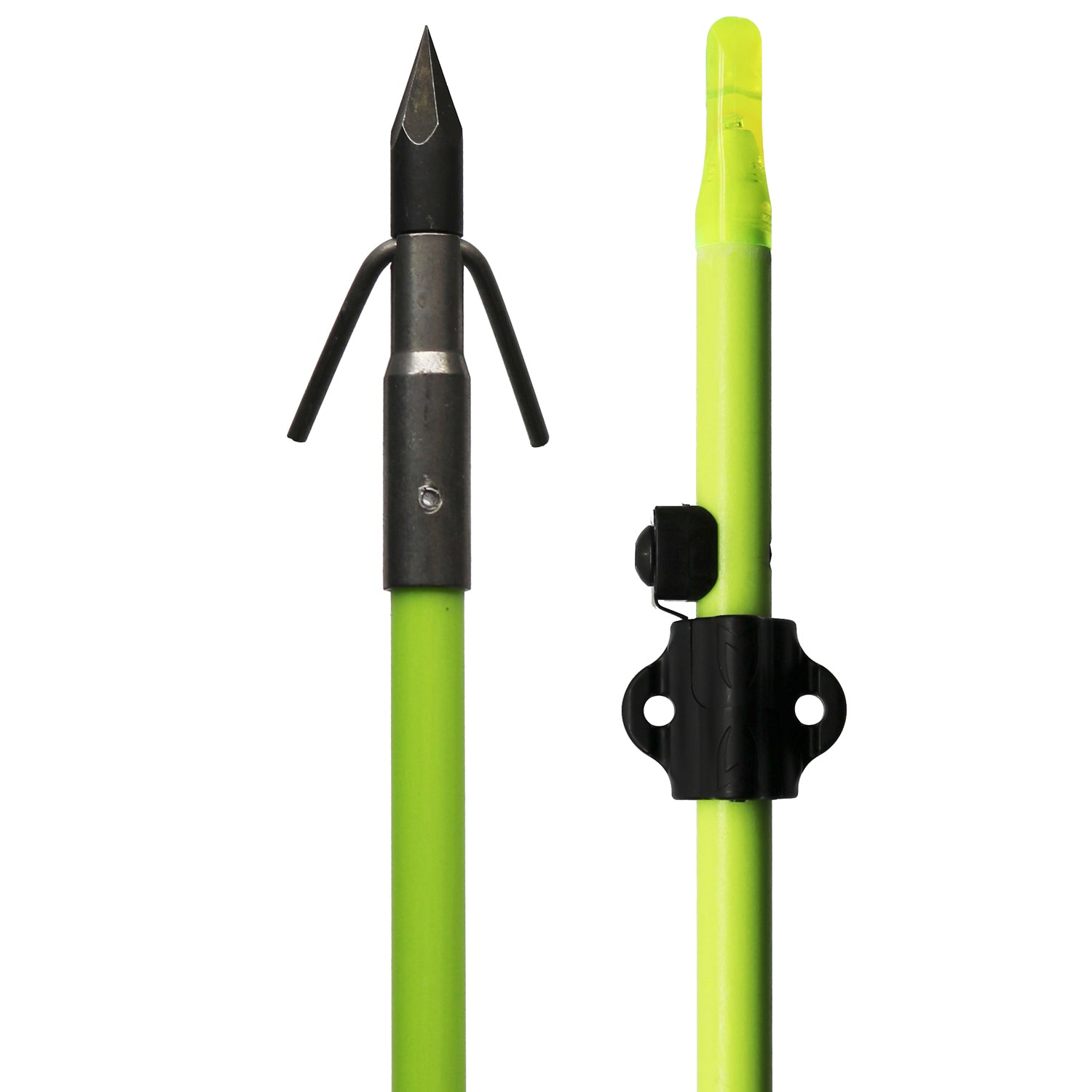 Muzzy Classic Chartreuse Fish Arrow w/ Carp Point