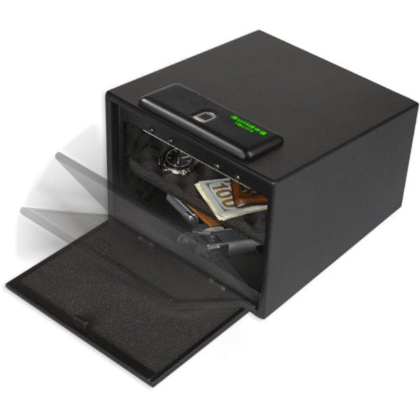 Bulldog Magnum Biometric Pistol Vault w Shelf