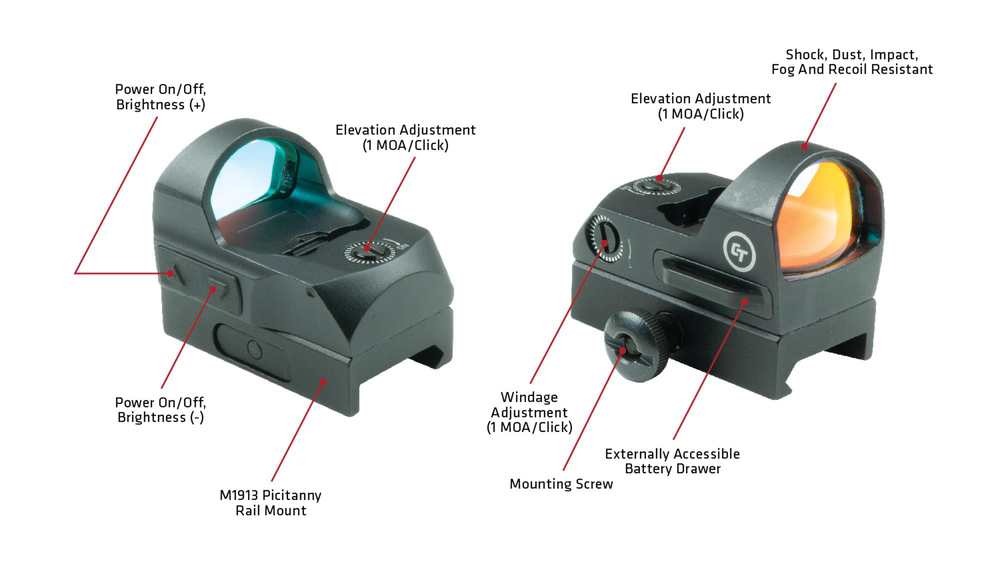 Crimson Trace CTS-1300 Compact Reflex Sight