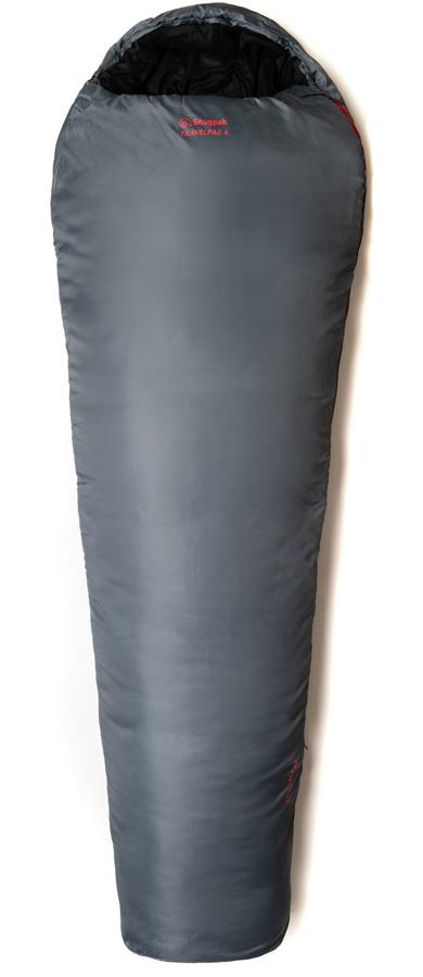 Snugpak Travelpak 4 Sleeping Bag Pebble Grey LH Zip