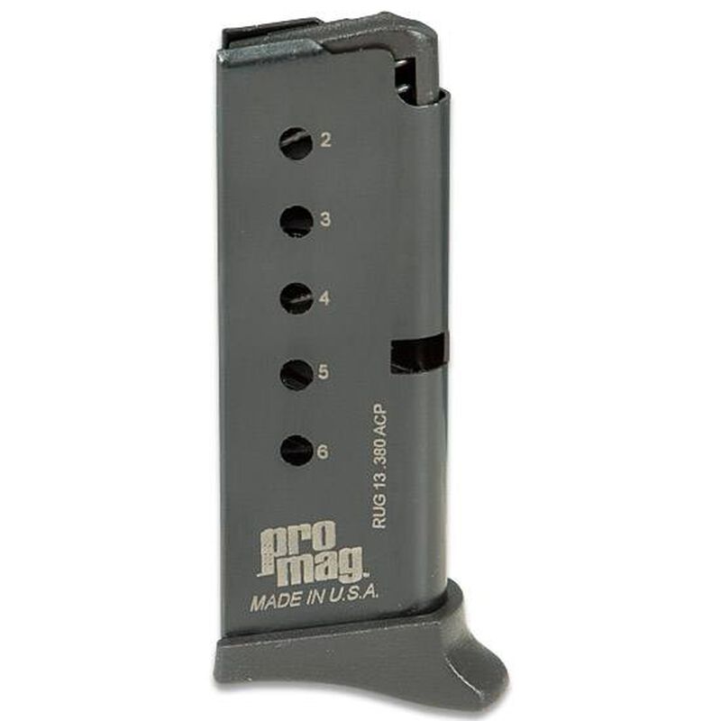ProMag Ruger LCP .380 ACP 6 Round Magazine-Blued Steel