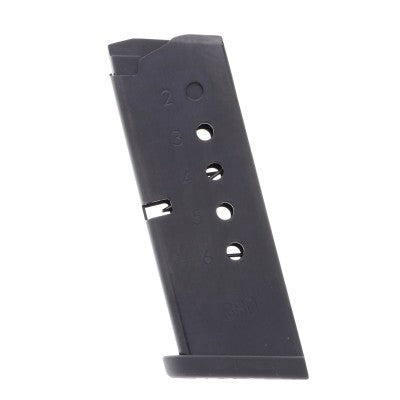 ProMag SandW Bodyguard .380 ACP 6 Round Magazine-Blued Steel