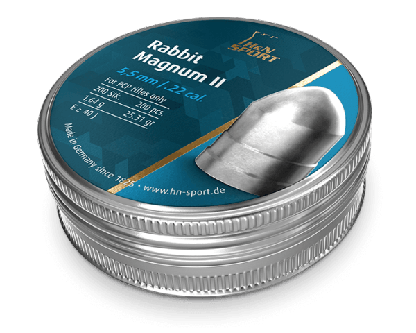 H and N Rabbit Magnum II Air Gun Pellets .22 cal.
