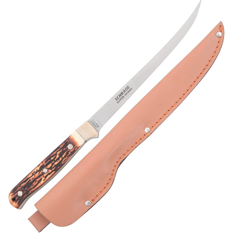 Uncle Henry Large Fillet Knife Full Tang Fixed Blade