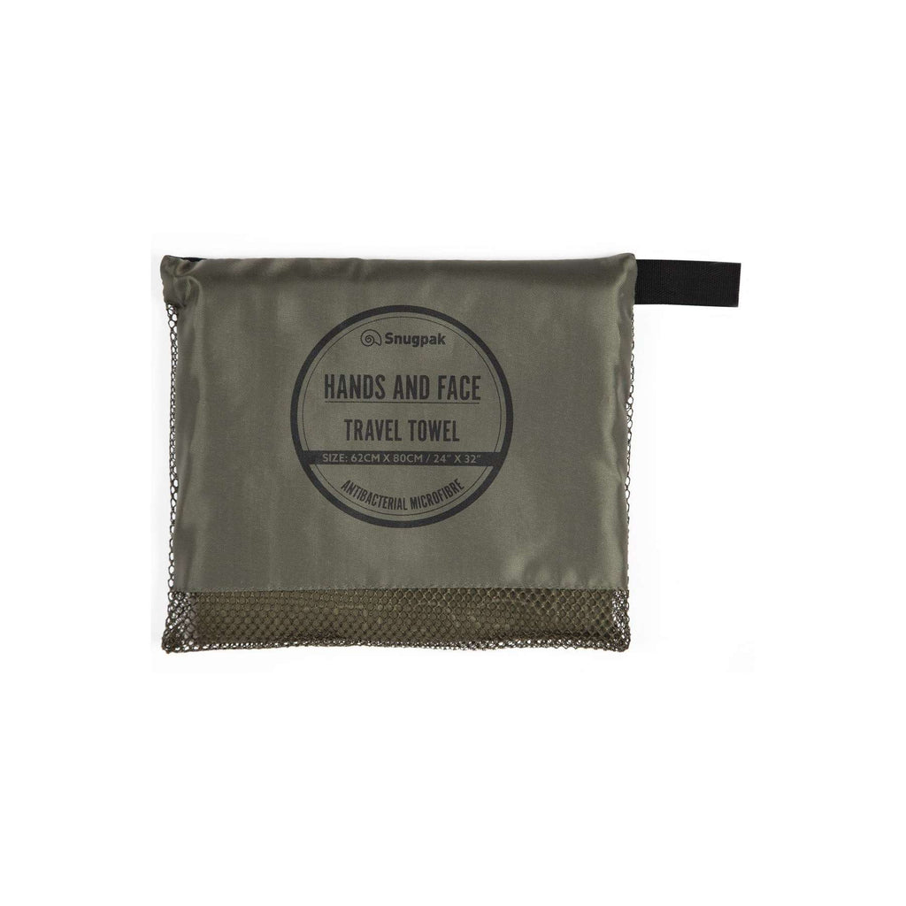 Snugpak Travel Towel Hands and Face Olive